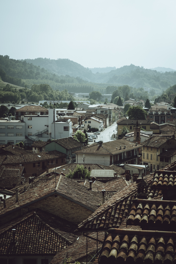 On the roofs of Corneliano d&#039;Alba